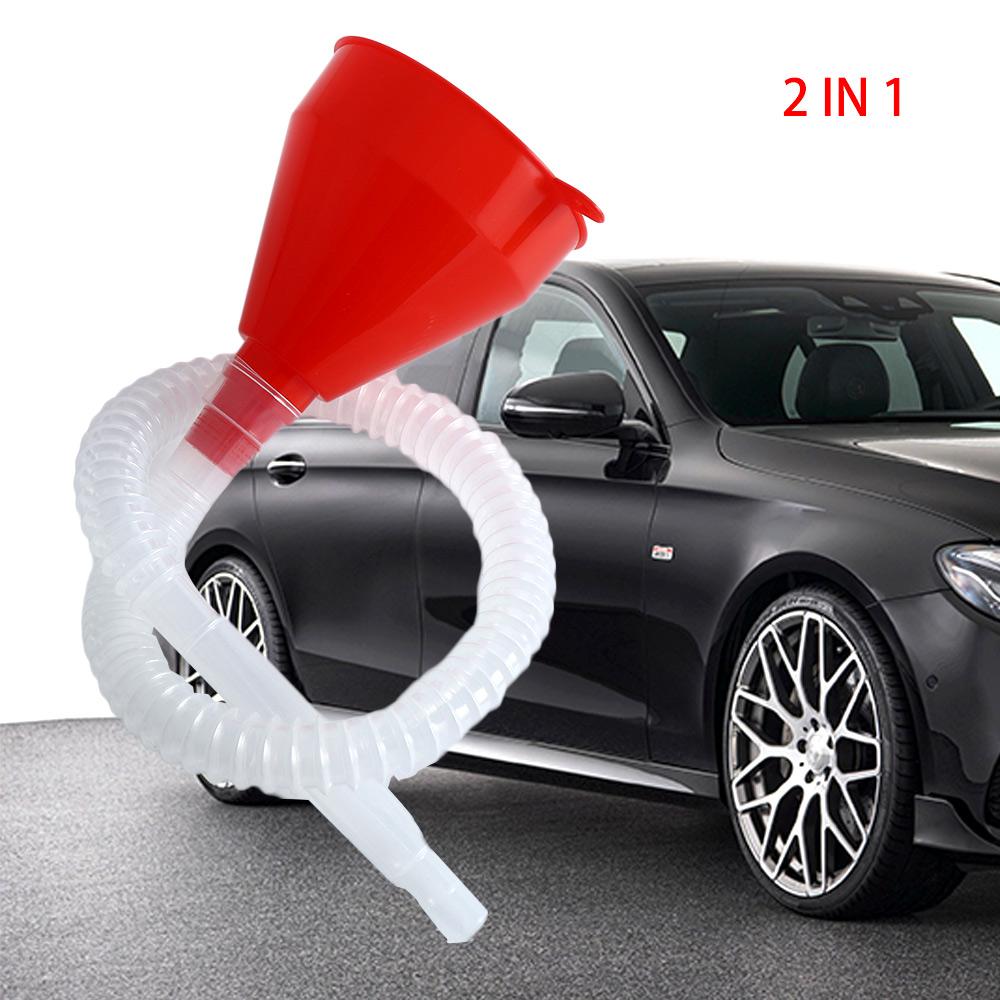 

Motorcycle Auto Accessories Petrol Diesel Fuel Water Tank Funnel Fuel With Soft Pipe Gasoline A