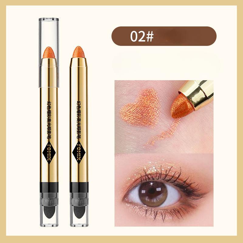 Monochromatic High-gloss Eye Shadow Pen To Brighten the Pearlescent Silkworms Without Smudging, Lazy Contouring Highlight Pen
