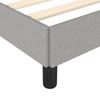 Vidaxl Struttura Letto Senza Materasso, Grigia, 120X190 Cm, Tessuto