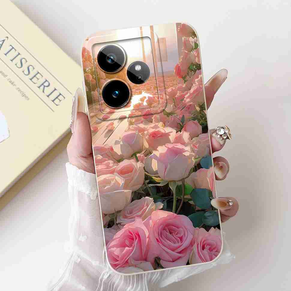 For Realme GT 7 5G RMX5061 Case Popular Butterfly Print Soft Silicon Back Cover For Oppo Realme GT7 5G 6.78" Phone Shell Coque
