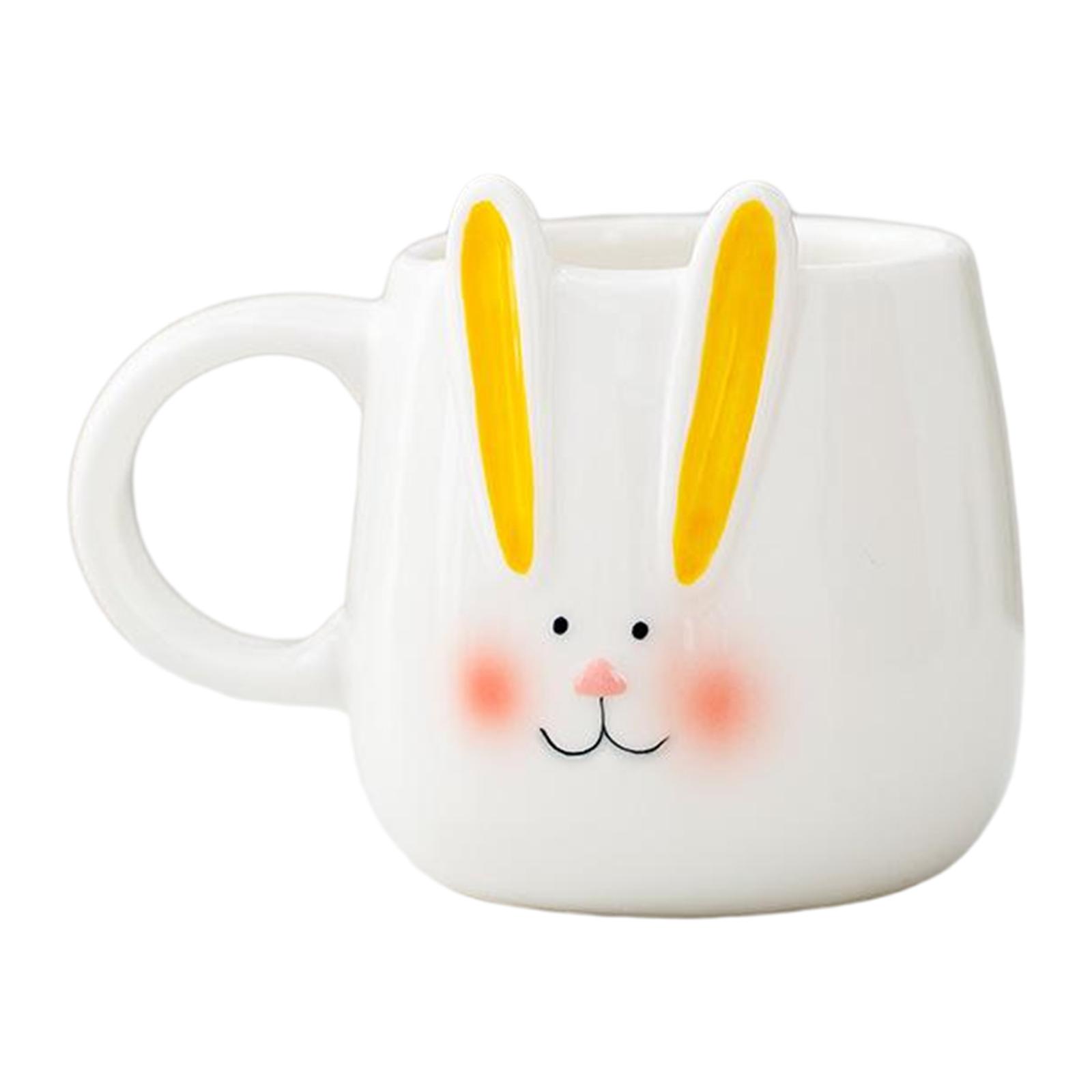 

Hand-painted Bunny Cup With Animal Design One Size жовтий