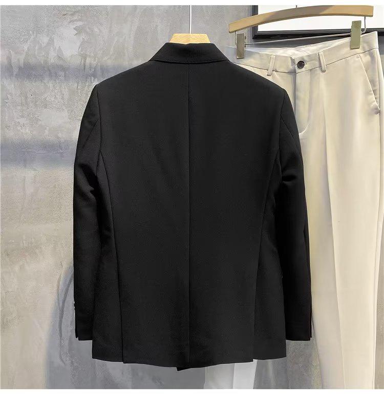 Sacou costum bărbați cu croială largă Primăvară & Toamnă 2022 - Top business formal la modă în stil coreean