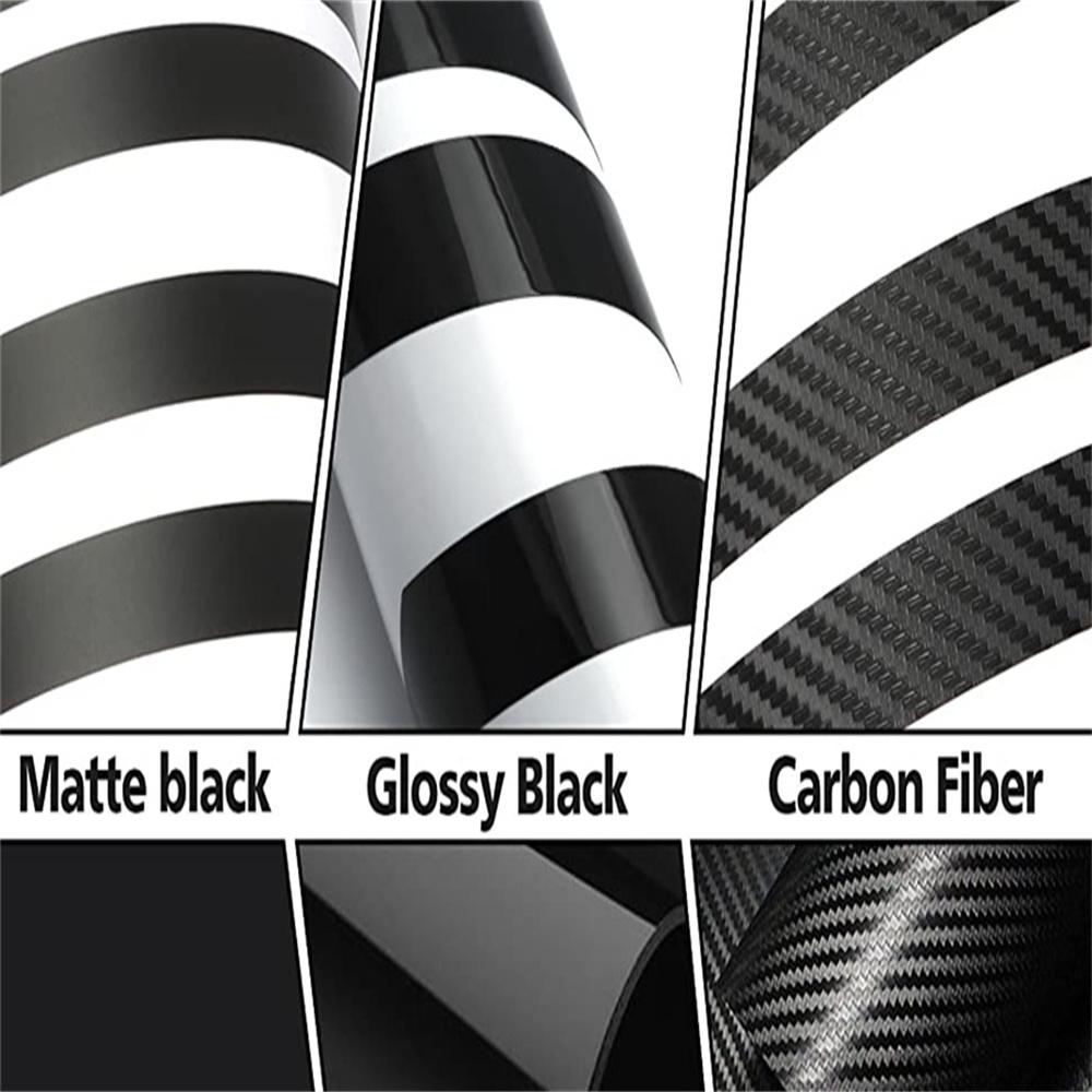 Carbon Fiber Look Front Bumper Hood Grille Trim Sticker For 2018-20 Honda Accord