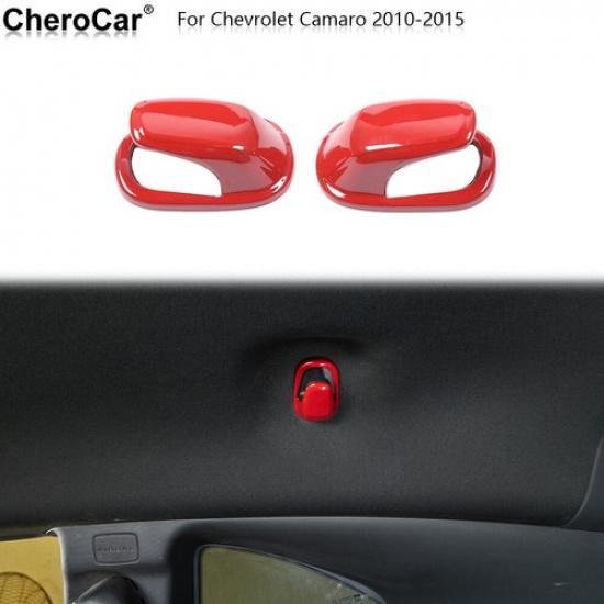 For 2010-2015 Chevrolet Camaro Roof Hook Decoration Cover Trim Accessories Red 2