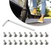Screws Steel Wrench 18 X Screws Mounting Repair Parts