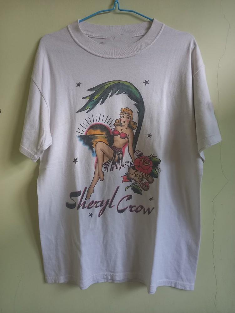 Rare! Sheryl Crow WHite Shirt Unisex Concert S to 5XL AR429 Unisex T-Shirt M