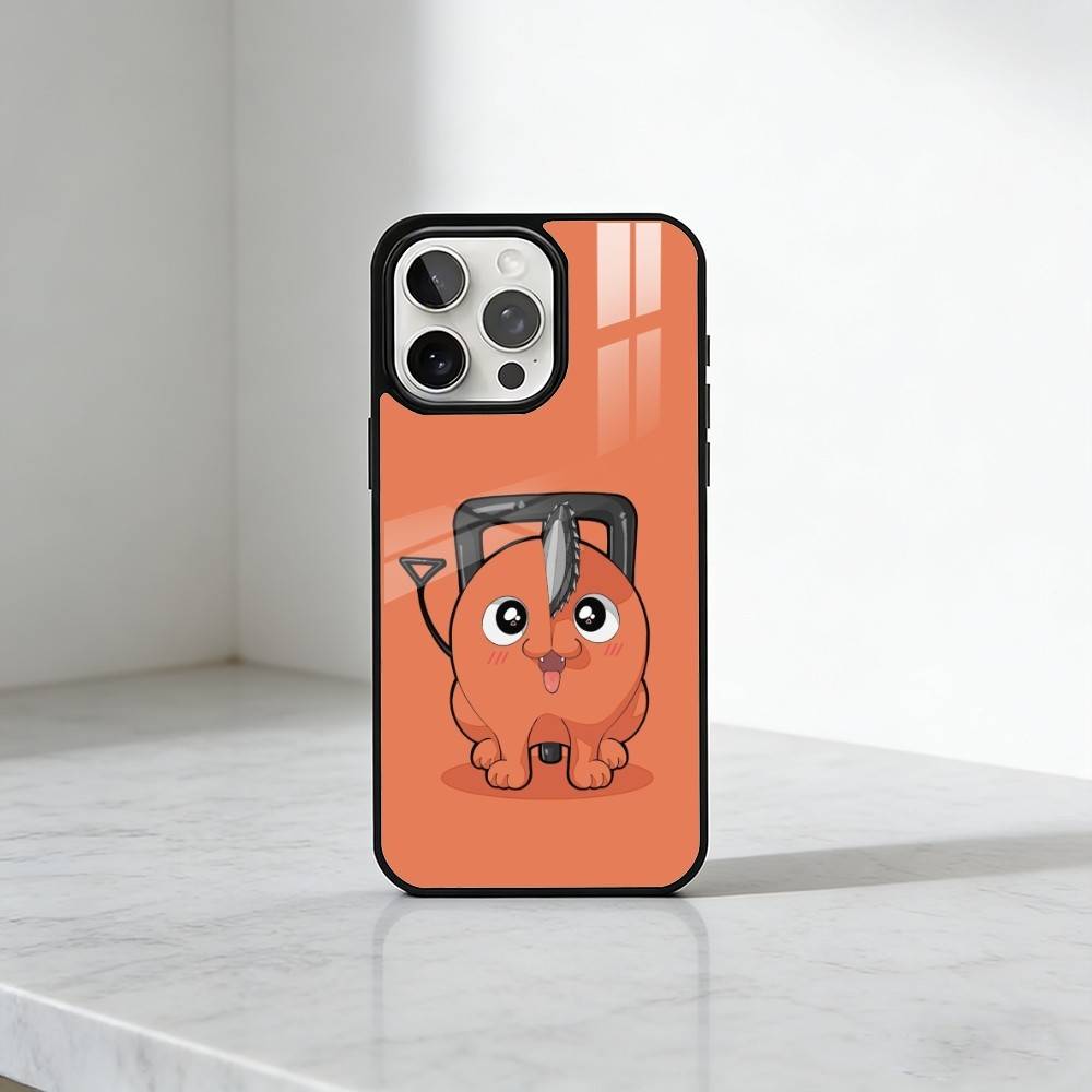 

Anime P-Pochita Phone Case For iPhone17,16,15,14,13 Plus,Pro Max Magnetic For Magsafe Wireless Charging iPhone15PROMAX