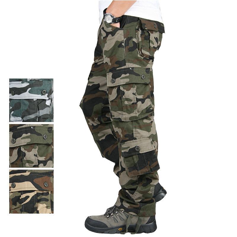 Camouflage Work Trousers Men's Trousers Outdoor Casual Trousers Men's Large Size Straight Men's Trousers Work Trousers