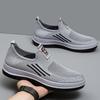 2025 New Spring and Summer Mesh Breathable Fly-woven Casual Sports Shoes Men's Mesh Shoes Work Shoes Men's Cloth Shoes