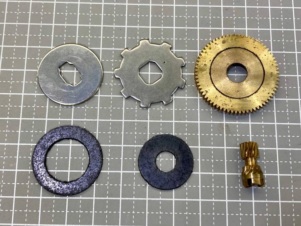 Shimano 01 Calcutta Conquest 50 Gear Pinion Gear Main Gear Peripheral Set (01581) Ratio 6.2