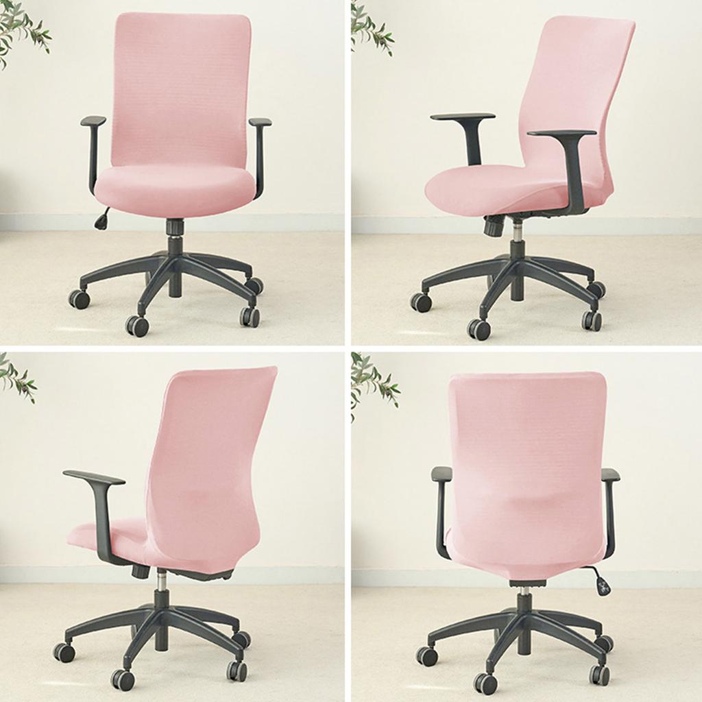 Elastischer Bürostuhl-Überzug Weicher Milchseidenstoff Stuhlbezug Langlebiger Schutz für Stuhl Pflegeleicht