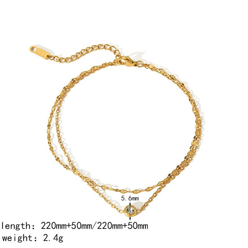 Geometric Necklace With Diamonds In 18k Gold For Women Fashion Accessory