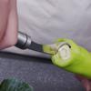 2PCS 304 Stainless Steel Peppers Corer Serrated Slice Non‑slip Handle Fruit Corer 2 in 1 Efficient Seed Remover Slicing
