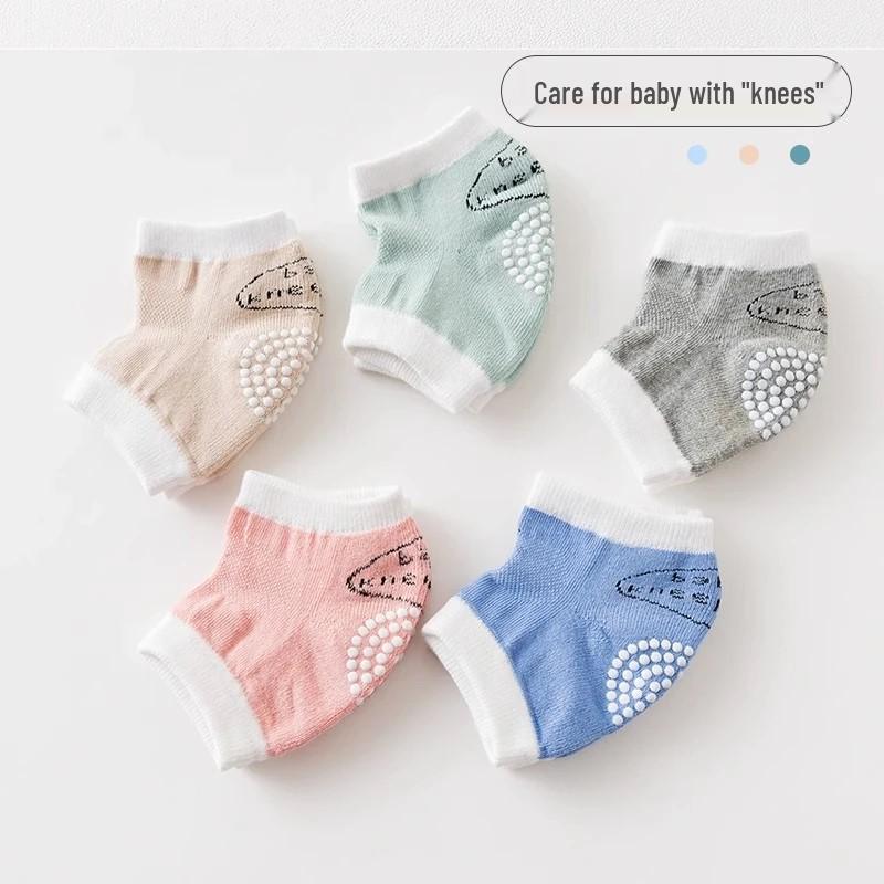 

New Baby Knee Pads: Anti-Fall, Anti-Slip, Lightweight Summer Style for Infants Crawling.
