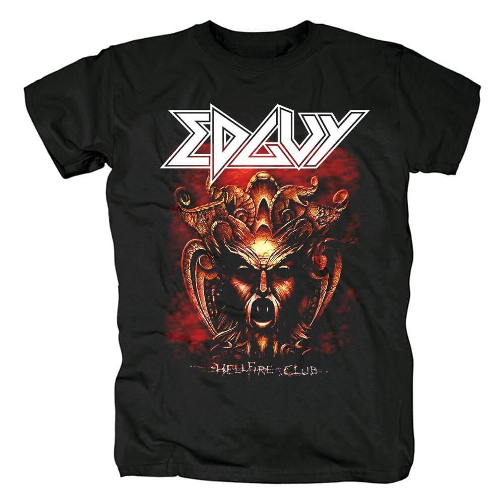 NEW Edguy Band Hellfire Club Album Heavy Cotton Black T Shirt S-5XL SE873 Unisex T-Shirt M