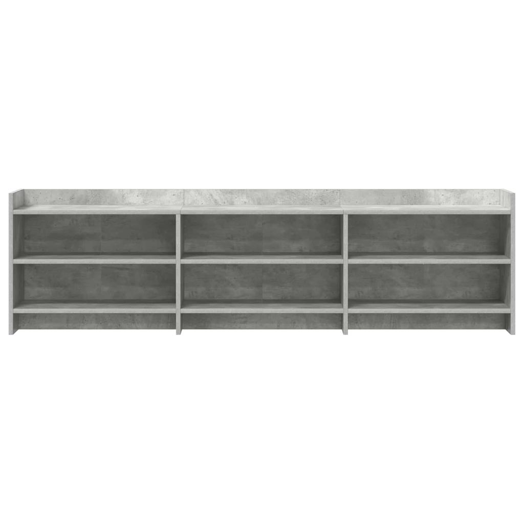 TV Cabinet 168 x 33 x 47 cm Concrete Grey Particleboard