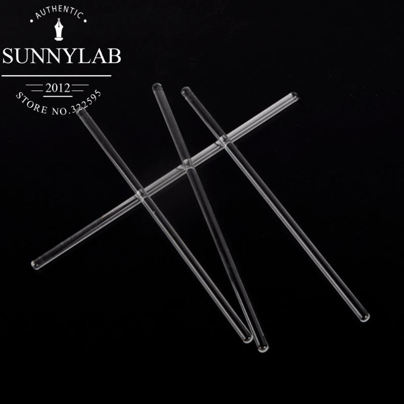 20Pcs/Lot New Arrive 15cm/20cm/25cm/30cm/400mm Lab Glass Stirring Rods Borosilicate High Resistant Stirrer 4x200mm