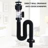 Sewer Drainage Water Hose Anti-Clogging Sinks Drain Hoses Tool-Free Installation Sink Basin Water Drain Tube Kitchen Accessories
