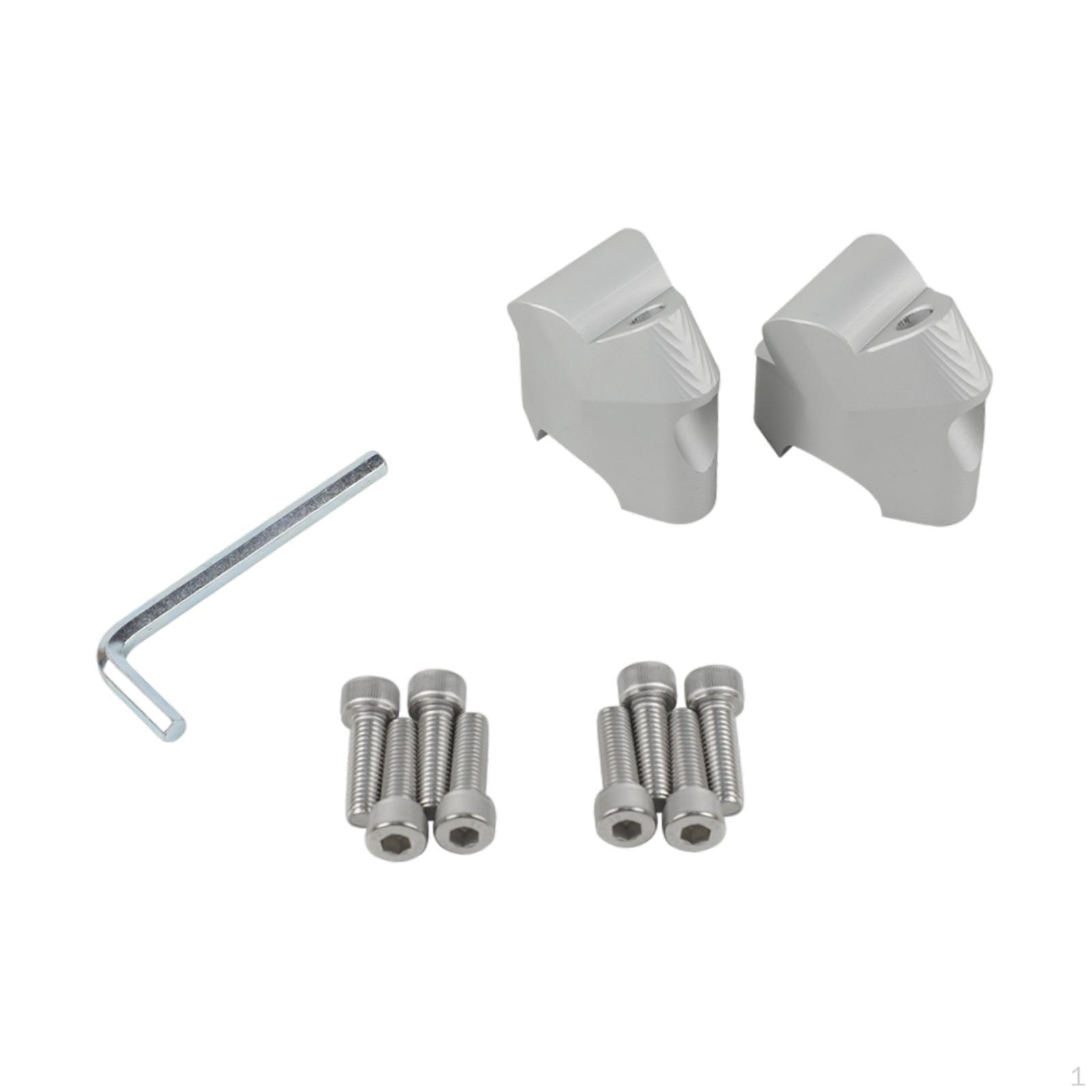 

Адаптер подъема руля для 450MT 800MT с удлинительным зажимом серебряный