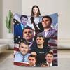 RIP Charlie Kirk Memorial Flannel Throw Fashion Blankets A True Patriot Freedom for Bed Knitted Fashion Blanket Outdoor Soft Portable Quilt