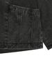 TUOMIO Washed Cape Jacket [Charcoal]