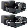 Wrap Black Polarized Men Glasses Outdoor Sports Eyewear Driving Uv Sunglasses