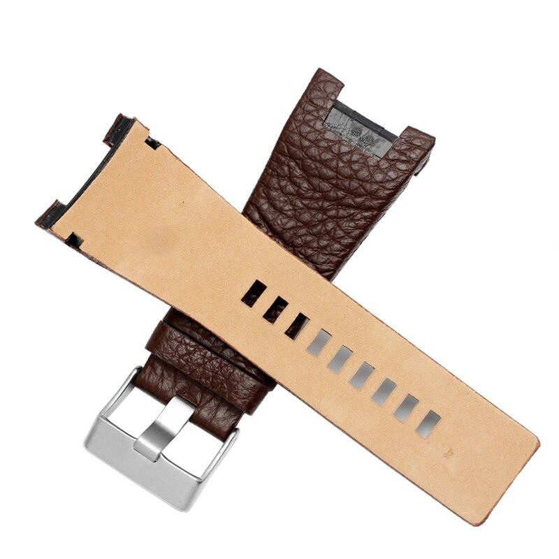 Cheap Great Leather 23 mm Watch Wristband DZ1448_K0022524