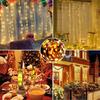 Solar Powered Outdoor String Lights 50/100/200/300 LED for Holiday Christmas Parties Waterproof Fairy Garden Flower Garlands