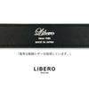 LIBERO Made In Japan Elephant Leather X Himeji Leather Pinhole Belt Ls-252 (Black)