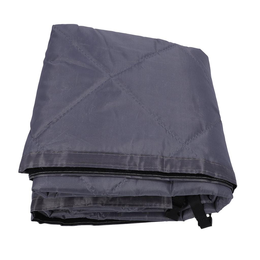 Isolierter Fensterbezug 3-lagiges Oxford-Gewebe Baumwollgefüllt Frostschutz Winterfensterisolierung