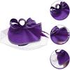 MAGICLULU Women’s Purple Fascinator Hat Headband Cocktail Tea Party Bridal Hairpiece Elegant Linen Mesh Accessory for Special Occasions