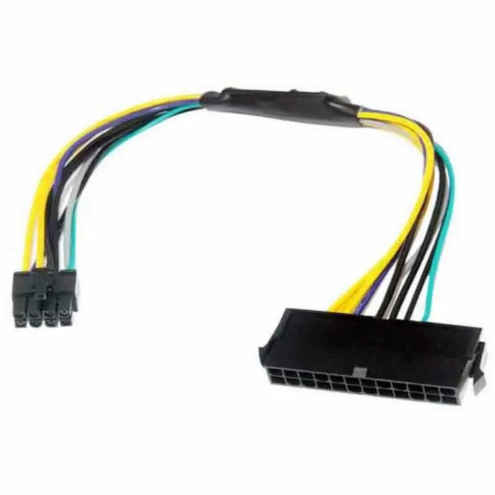 30cm ATX 24Pin to 8Pin PSU Power Adapter Cable Motherboard Replacement Cord for DELL Optiplex 3020 7020 9020 Precision T1700