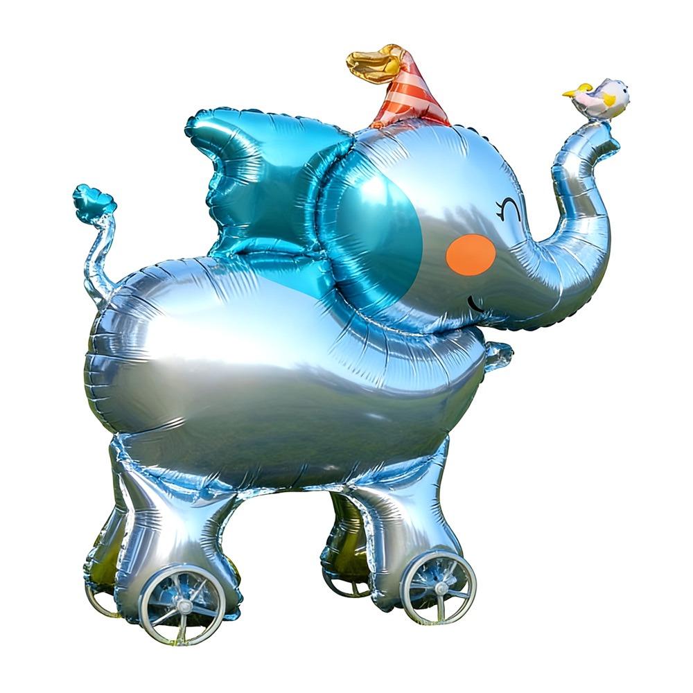 Animal Shape Foil Balloons Aluminum Film Animal Balloons Wheels Balloons Children Photo Props