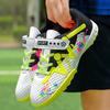 Boys/Kids Rubber Non-slip Short Spike Velcro Lace-up Artificial Turf Football Boots