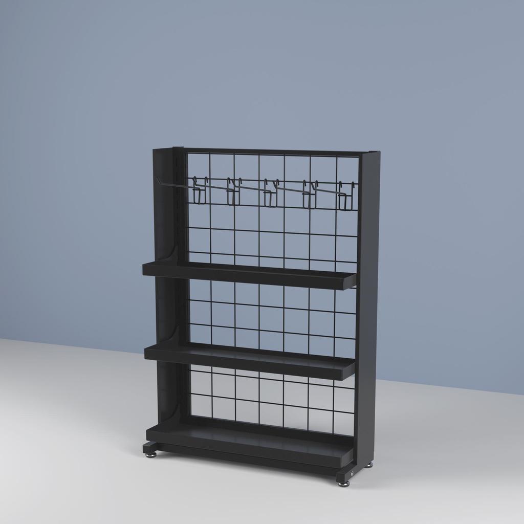 Compact Chewing Gum Display Rack for Checkout Counters