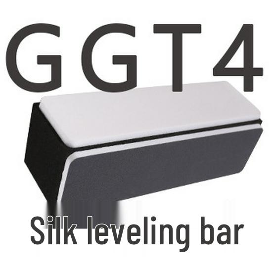 Четырехсторонний шлифовальный блок для выравнивания и полировки ладов электрогитары с губкой и наждачной бумагой. чёрный