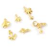 2 Pcs Brass Charms 18K Gold Plated Scallop Starfish Coconut Tree Dog Pendants For DIY Necklace Bracelet Jewelry Making Findings