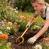 Multipurpose Yellow Gardening Tool constructed Of Carbon Steel For Home Planting Use