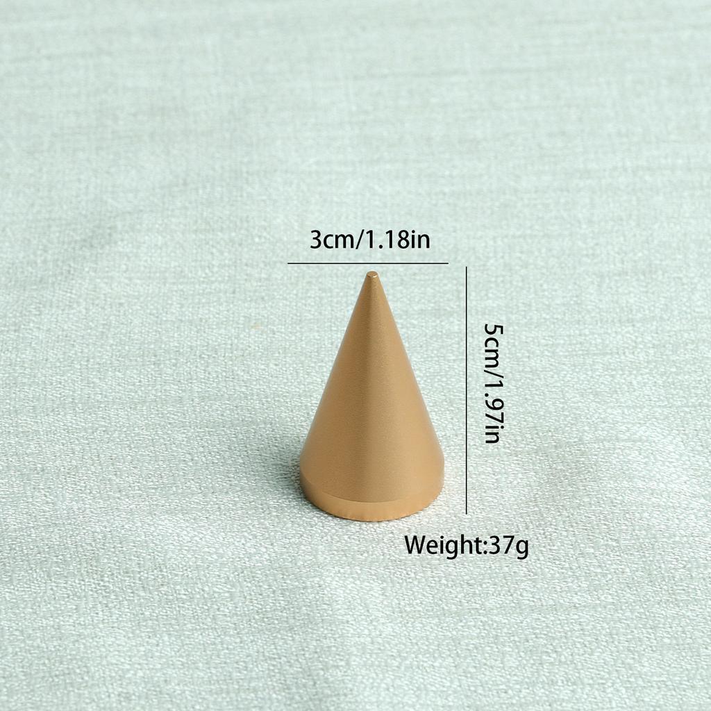 Beige Jewelry Display Props with Metal Base Earring Necklace Organizer Holder Jewelry Counter Earrings Rings Display Stand
