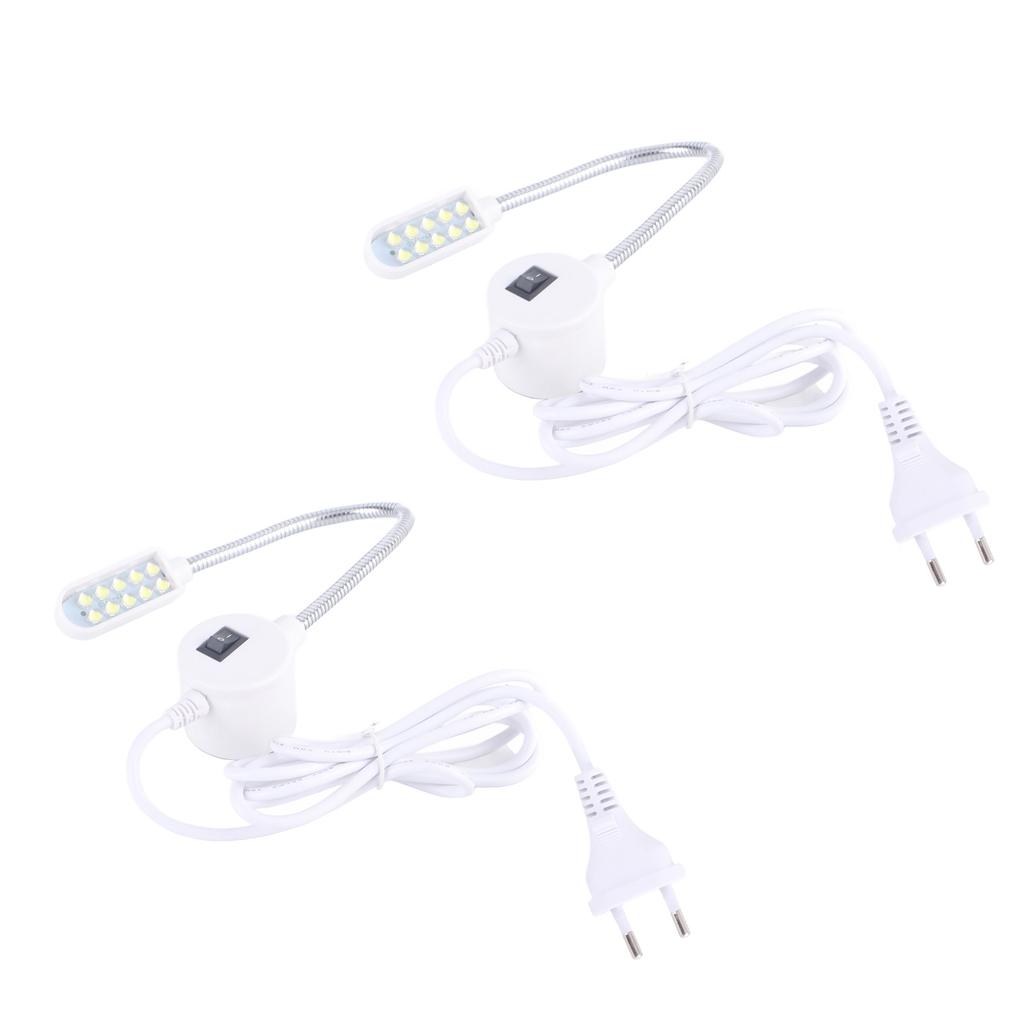 2pcs LED Sewing Machine Light Flexible Work Sewing Light with Magnetic Base