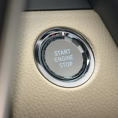 Bouton Interrupteur Démarrage/Arrêt Moteur Cristal de Voiture Autocollant Couvercle Bouton d'Allumage Pour Toyota Camry Avalon Rav4 Highlander Accessoires