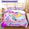 3pcs Custom Name Star Butterfly Bedding Set Duvet Cover Closure Includes 1 Duvet Cover & 2 Pillowcases, Soft and Comfortable for All Seasons.