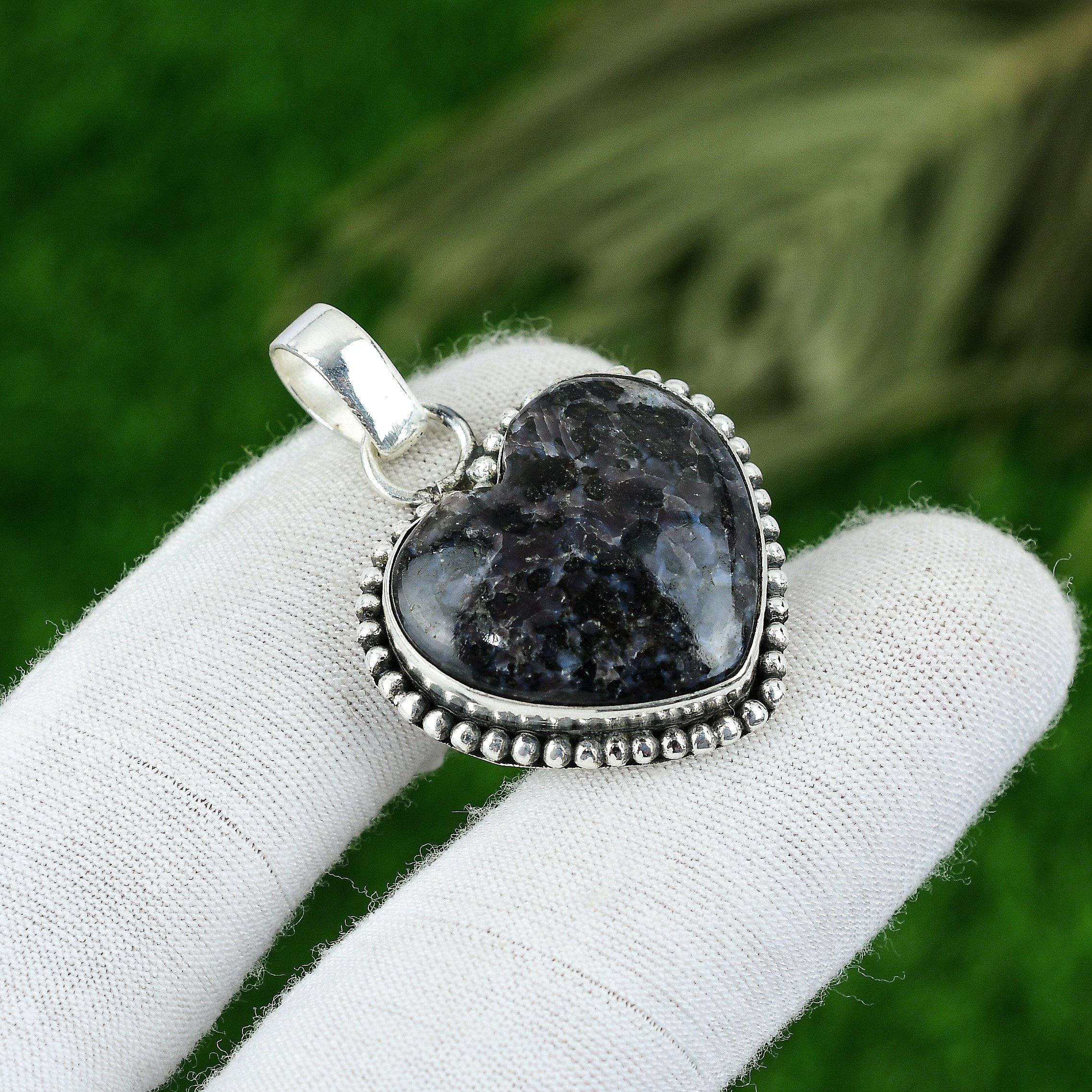 

Подвеска из натурального мистического мерлинита, ювелирное изделие из серебра 925 пробы для девочек