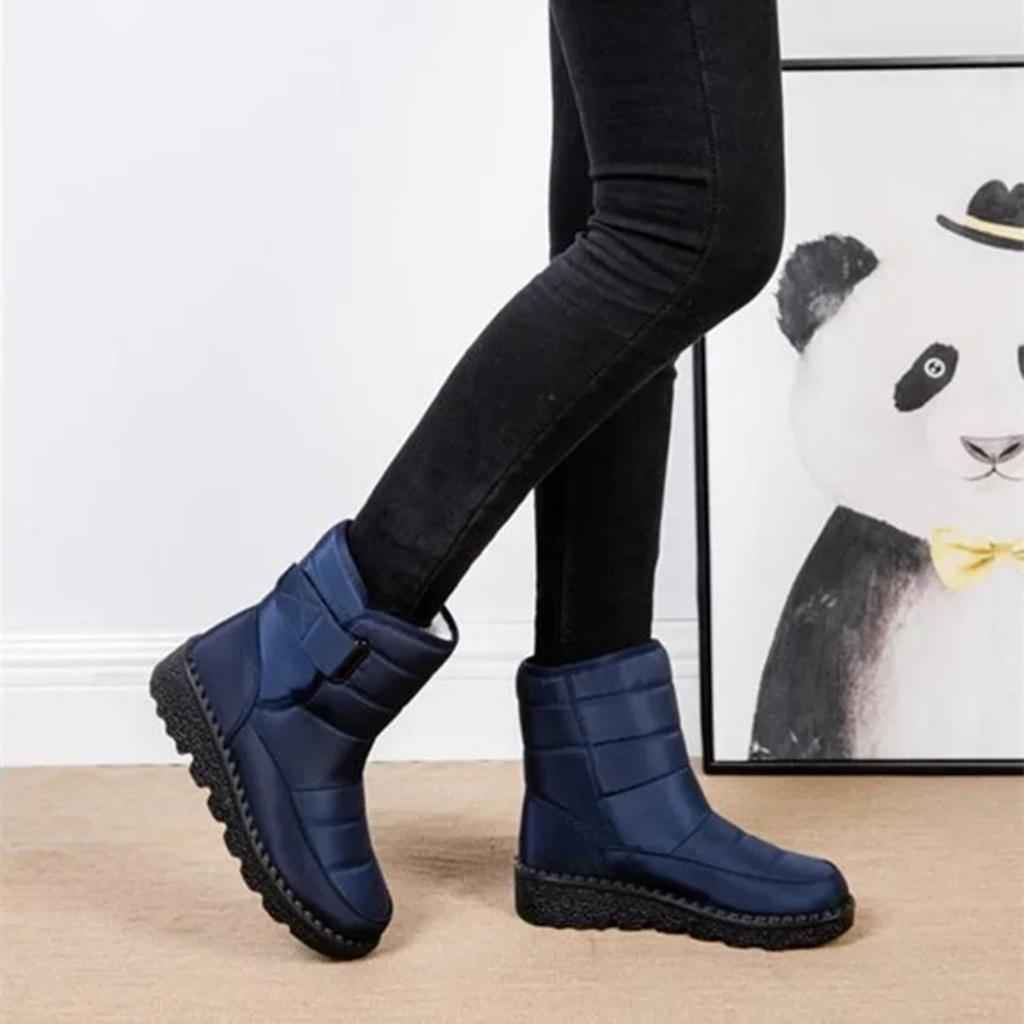 Boots Women Non Slip Waterproof Winter Snow Boots Platform Shoes for Women Warm Ankle Boots Cotton Padded Shoes Botas De Mujer