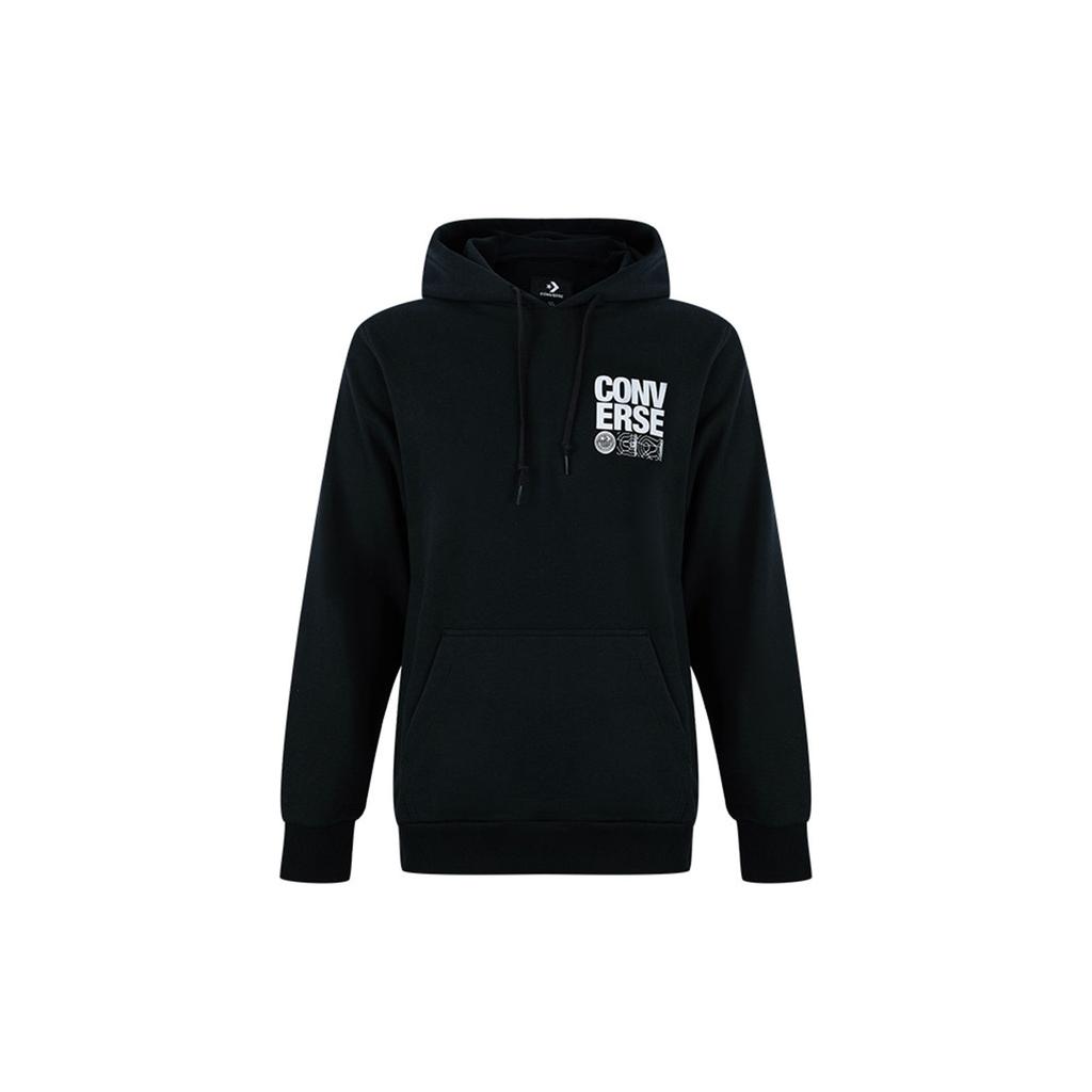 Converse Sweatshirts Men's Black Hooded Moderate Regular 10021131-A01