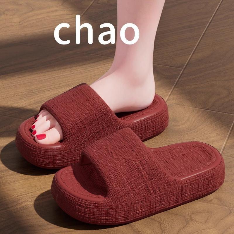 Damen Weiche EVA Dicksohlige Hausschuhe Outdoor Strandsandalen Hausschuhe für Damen, Sand Slip On Bequeme Sandalen, Niedliche Hausschuhe