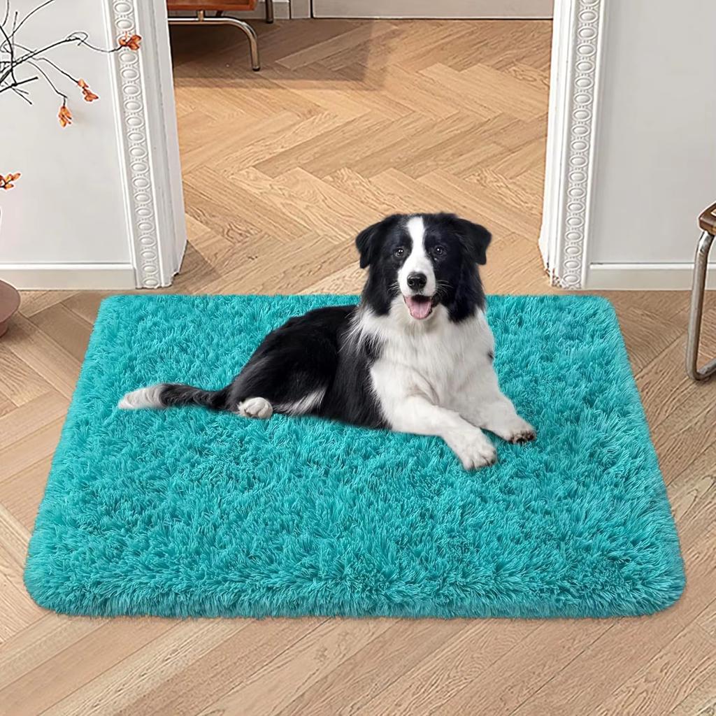 VIKAMA Silk And Wool Carpets Are Soft And Do Not Shed Easily. Pet Supplies Are Comfortable, With Long Plush Dog And Cat Bed Mats