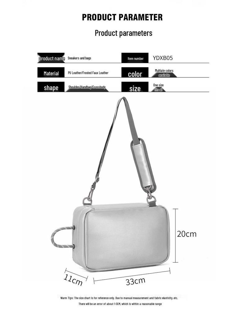 Portable Waterproof Golf & Sports Shoe Bag - Handheld Storage for Sneakers & Basketball Shoes