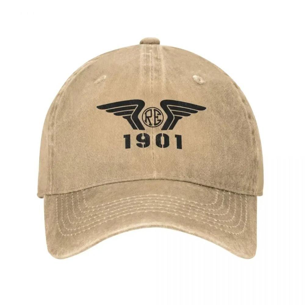 Vintage Royal Enfields RE 1901 Baseball Caps Unisex Distressed Cotton Sun Cap Motorcycle Racing Outdoor All Seasons Travel Caps