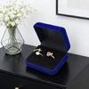 Elegant Velvety Finish Plastic Jewelry Case Ideal For Wedding Jewelry Display Offering Secure And Luxurious Protections